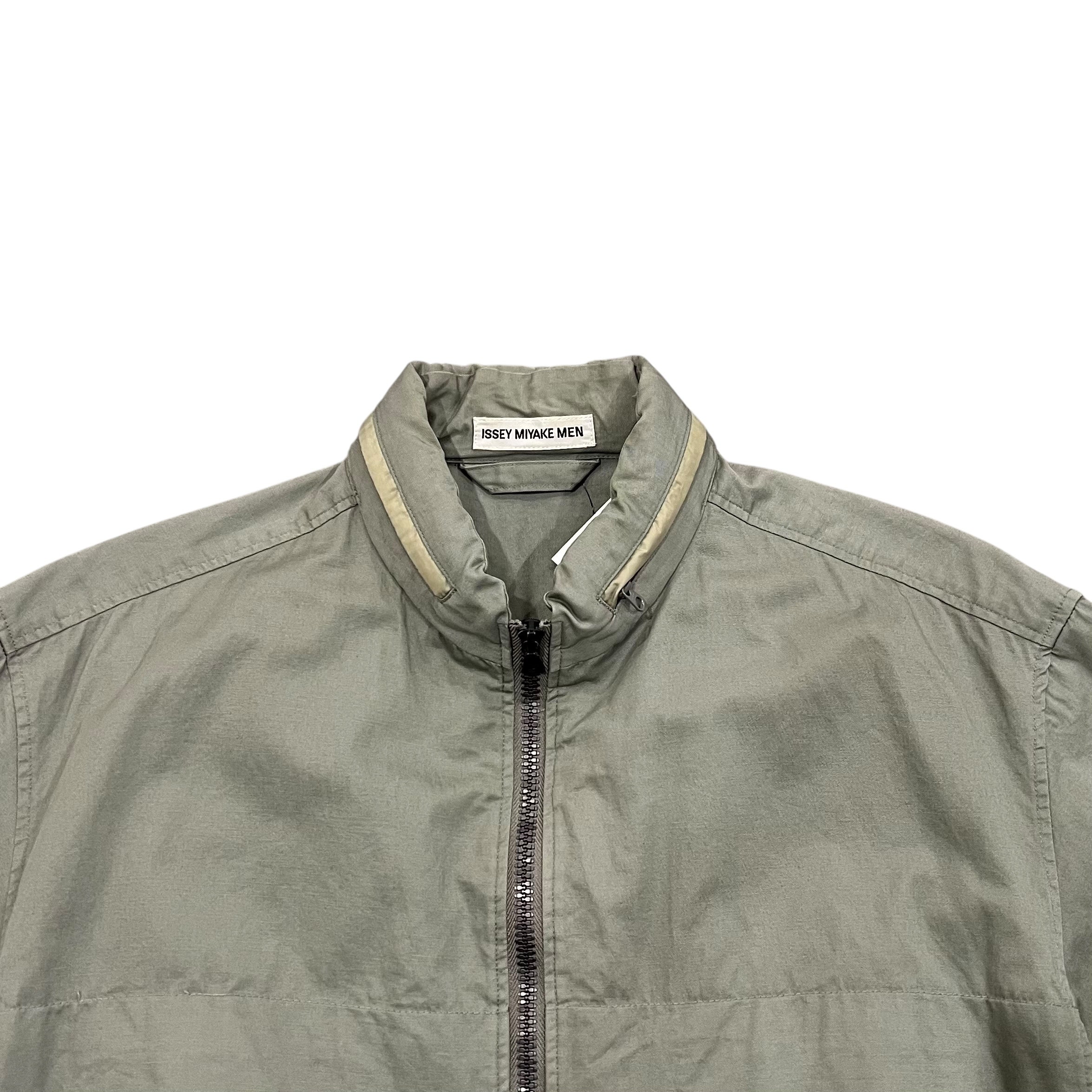 80's ISSEY MIYAKE MEN ミリタリージャケット カーキ ISSEY MIYAKE - ISSEY MIYAKE MEN(イッセイミヤケメン) メンズ