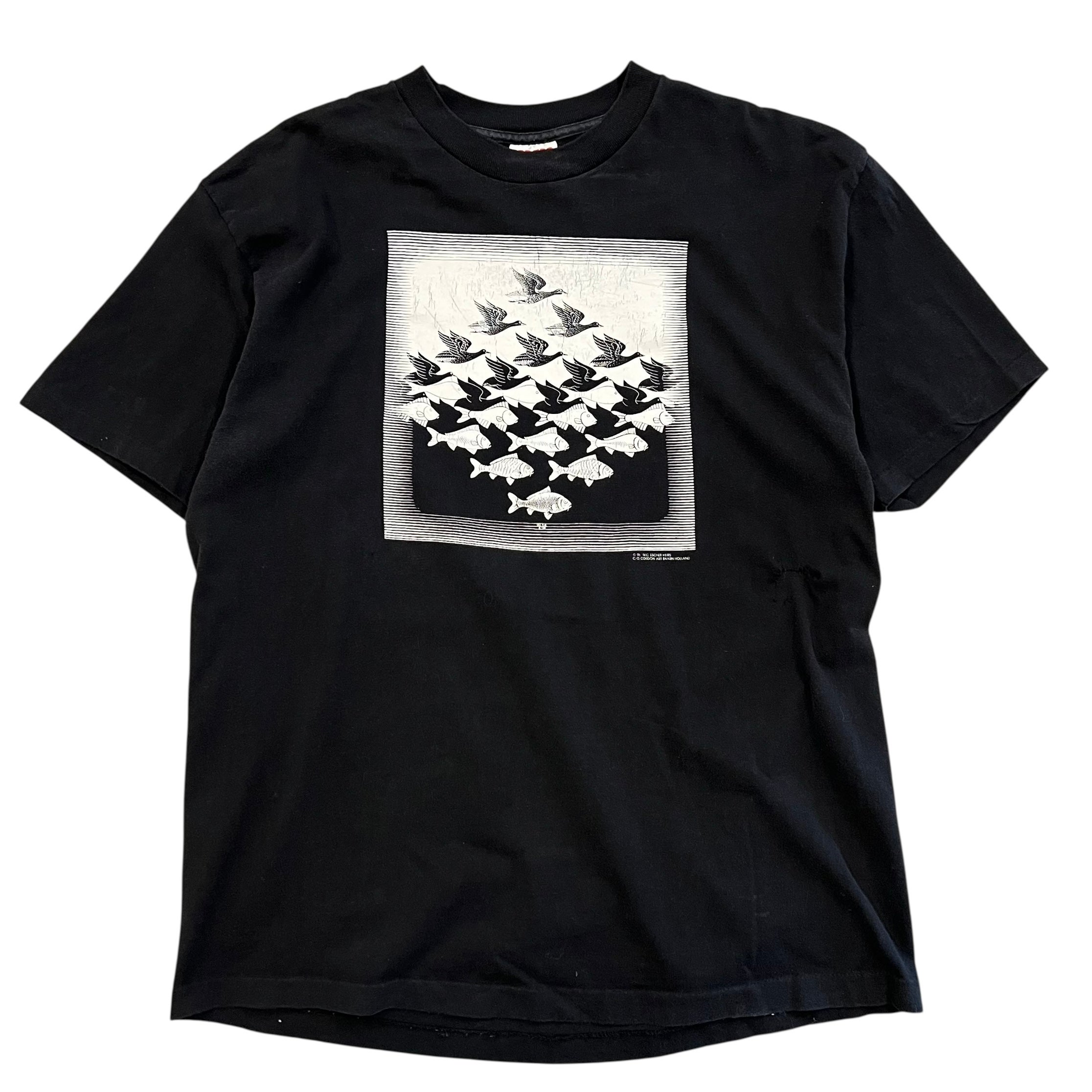 90s mc escher tee XL